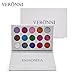 Best Pro Eyeshadow Palette Makeup - Matte + Shimmer 16 Colors - High Pigmented - Professional Vegan Nudes Warm Natural Bronze Neutral Smokey Cosmetic Eye Shadows (15 Color)