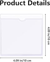 Siqian Parking Permit Holder 2 Pack Windscreen Car Card Holder PVC 10x10cm view 2