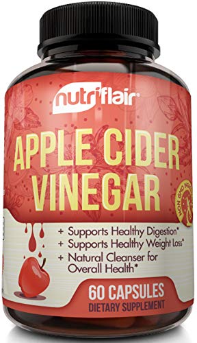 Organic Apple Cider Vinegar Capsules - Extra Strength ACV Pills Supplement - Best for Healthy Weight Loss, Diet, Digestion, Detox, Immune - Powerful Cleanser & Appetite Suppressant Non-GMO - Thumbnail 2