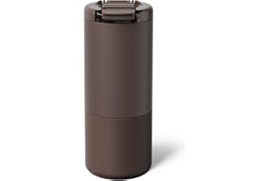 BrüMate Strova 18oz 100% Leakproof Insulated Coffee Mug | Ceramic-Lined Interior | Built-In Silicone Sleeve for Travel | Lock