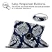 Fintie iPad Air 2 Case (2014 Release) - 360 Degree Rotating Stand Protective Case Smart Cover with Auto Sleep / Wake Feature for Apple iPad Air 2, Indigo Dreams
