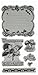 Graphic 45 Nature Sketchbook Cling Stamp Set 3, 3 Piece