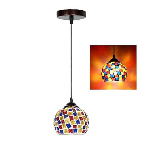 Md Lighting E27 Mosaic Pendant Lighting Ceiling Hanging Light