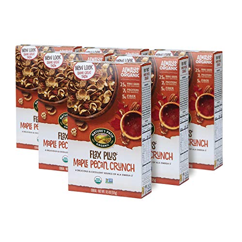Nature’s Path Organic Flax Plus Maple Pecan Crunch Cereal, 11.5 Ounce