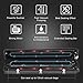 Vacuum Sealer Machine with Automatic Home Vacuum Air Sealing System for Kitchen Food Preservation with 10pcs Sealer Bags Starter Kit, Black