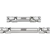 INJORA Stainless Steel Drive Shafts for 1/18 RC Crawler TRX4M High Trail K10 F150, 23g
