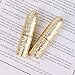 Monrocco 8Pcs DIY Gold Bullet Shape Empty Lipstick Lip Balm Tube Lipstick Chapstick Container Cosmetic Holder