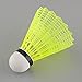 Relefree Badminton Shuttlecocks Birdies Set-Pack of 6 Yellow Nylon Training Outdoor Plastic Badminton Ball