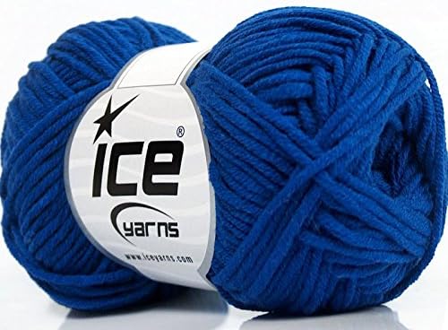 Mojito Blue - Worsted Cotton Acrylic Blend Yarn 50gram