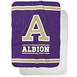 Albion College Britons Primary Logo Stripes Sherpa