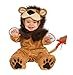 Rubie's Cuddly Jungle Lil Lion Romper Costume, Golden, 12-18 Months