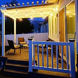 Dynaming 8-Pack Warm White LED Solar Post Lights