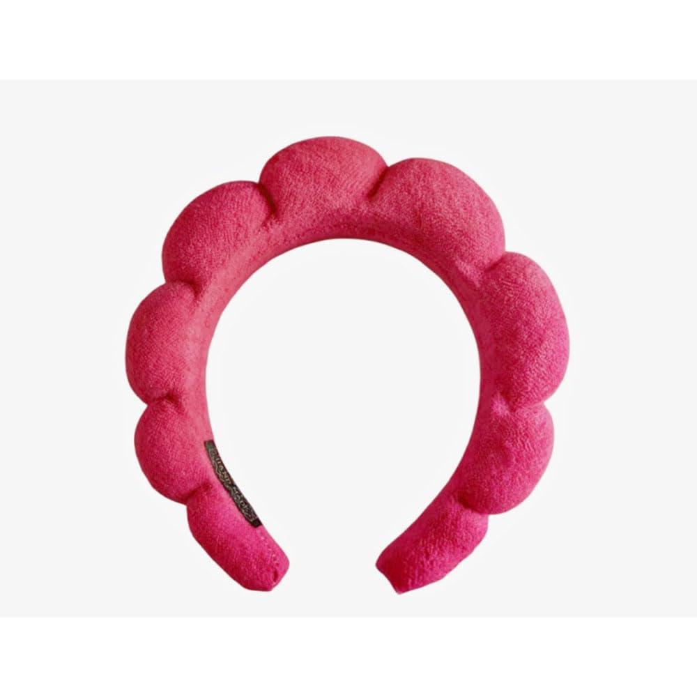 DRESHOW Spa Headband for Women Sponge Headband for Washing Face Clouds Soft Terry Cloth Makeup Skincare Headbands