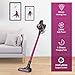 Cordless Vacuum, ONSON Cordless Stick Vacuum Cleaner, 20KPa Powerful Cleaning Lightweight 2 in 1 Handheld Vacuum with Rechargeable Lithium Ion Battery (Purple)