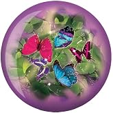 Butterflies Glow Viz-A-Ball Bowling Ball (8lbs)