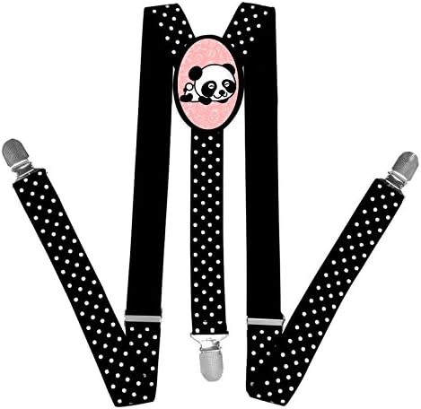 Panda Kids Girls Boys Adjustable Suspender Unisex
