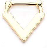 Pierced Owl - Tribal Arrow Point Septum Clicker in 316L Stainless Steel