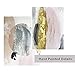 Framed Pink Abstract Wall Art - Hand-Painted Pink and Gold Abstract - Modern Home Decor For Living Room Bedroom Office Salon Shop (32x32 inch, SET)