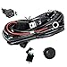 Eyourlife 300W Light Bar Wiring Harness, 12V 40A DT Connector 1 Lead Harness, Relay Relay Blade Fuse Wiring Harness Kit for Off Road LED Light Bar with On Off Power Switch