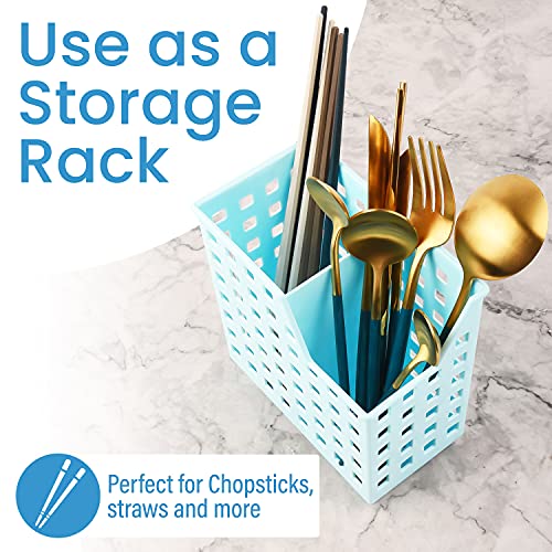 Straw and Chopstick Dishwasher Basket To Make Washing Simple