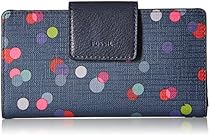 Fossil Emma Tab Wallet Rfid,Navy,One Size