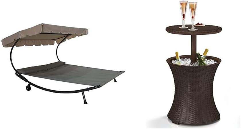 abba patio double chaise lounge