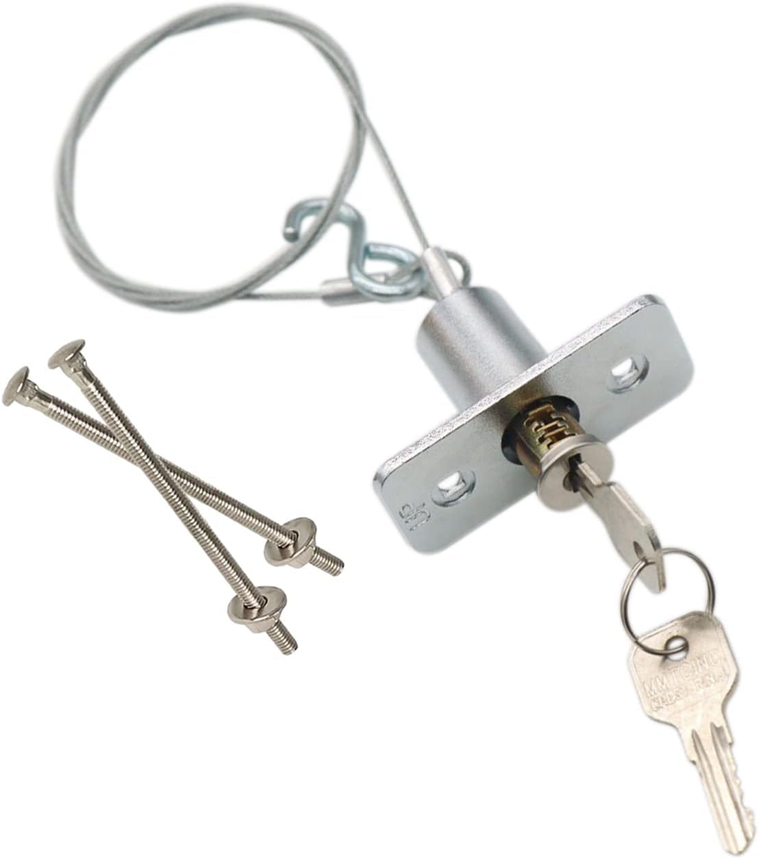 Photo 1 of Garage Door Lock,Garage Door Opener,Emergency Release Lock Kit with 2 Keys,Universal Garage Door Opener