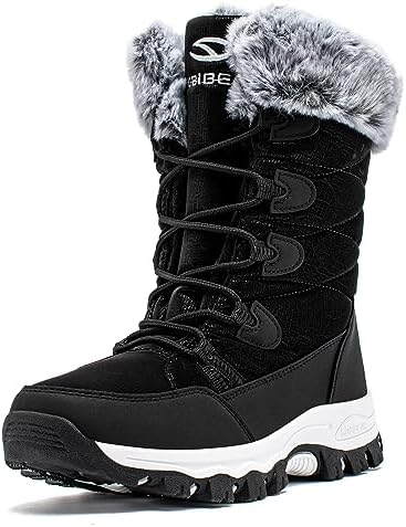 HOBIBEAR Women's Waterproof Winter Snow Boots Lightweight Warm - Main Image