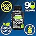 Ketoburn 2000mg Keto Fat Burner Dietary Supplement with goBHB - Keto Exogenous Ketones Boost Energy and Support Appetite Control for Weight Loss and Body Sculpting (90 Capsules)