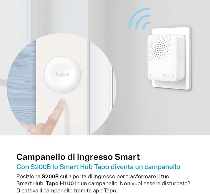 S200B Pulsante Smart Button Azioni Intelligenti Allarme Hub Richiesto