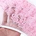 Alvivi Men's Ruffle Lace Bikini Brief Jockstrap Sissy Pouch Organza Skirted Underwear Crossdress Panties White Medium (Waist 31.0