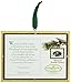 The Grandparent Gift Co. Ultrasound Christmas Ornament, Clear, 3 1/2