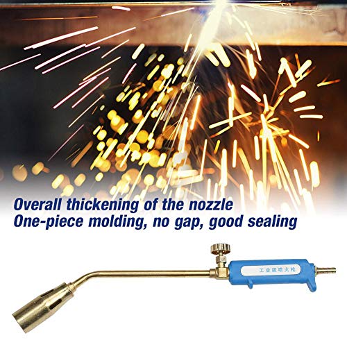Flame Gun Torch, 30mm Metal Nozzle Industrial Brazing Welding Heating Liquefied Gas Blowtorch Liquefied Gas Blowtorch for Extension Spray Gun Paint(#1)