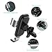 Wireless Car Charger, Steanum QI Gravity Car Mount Air Vent Phone Holder, Fast Charge for Samsung Galaxy S9/S9+/S8/S7, Standard Charge for iPhone Xs/MAX/XR, iPhone X, 8/8 Plus and Qi Enabled Devices