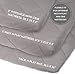 Waterproof Cotton Quilted Pack n Play Sheet | Mini Crib Sheet | All in one Mattress Pad Cover and Cozy Sheet , Grey by Ely's & Co