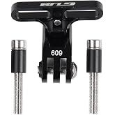 GUB Bike Camera Mount,Aluminium Bicycle Stem Front Camera Holder Mount Universal for GoPro Garmin Xiaomi SJCAM Action Camera (BLACK09)