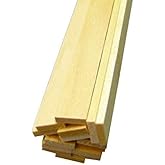 Midwest Products 4059 - Tira de tilo de calidad microcortada, 0.1875 x 0.5 x 24 pulgadas