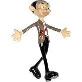 NJ Croce Mr. Bean Bendable Figure - Poseable Collectible Action Toy for Kids &amp; Adults, Durable &amp; Safe PVC Material