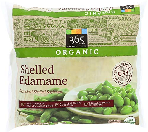 365 Everyday Value, Organic Shelled Edamame, Blanched Shelled Soybeans, 12 oz, (Frozen) 365 Everyday Value, Organic Shelled Edamame, Blanched Shelled Soybeans, 12 oz, (Frozen)