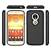 Huness Moto E5 Play Case,Moto E5 Cruise Case with HD Screen Protector Durable Armor and Resilient Shock Absorption Case Cover for Motorola Moto E5 Play,Moto E5 Cruise Phone (Black)