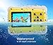 Powpro Kfun PP-J52 Underwater Action Camera Waterproof Dustproof Kids Camera Camcorder 5M Pixels (Yellow)