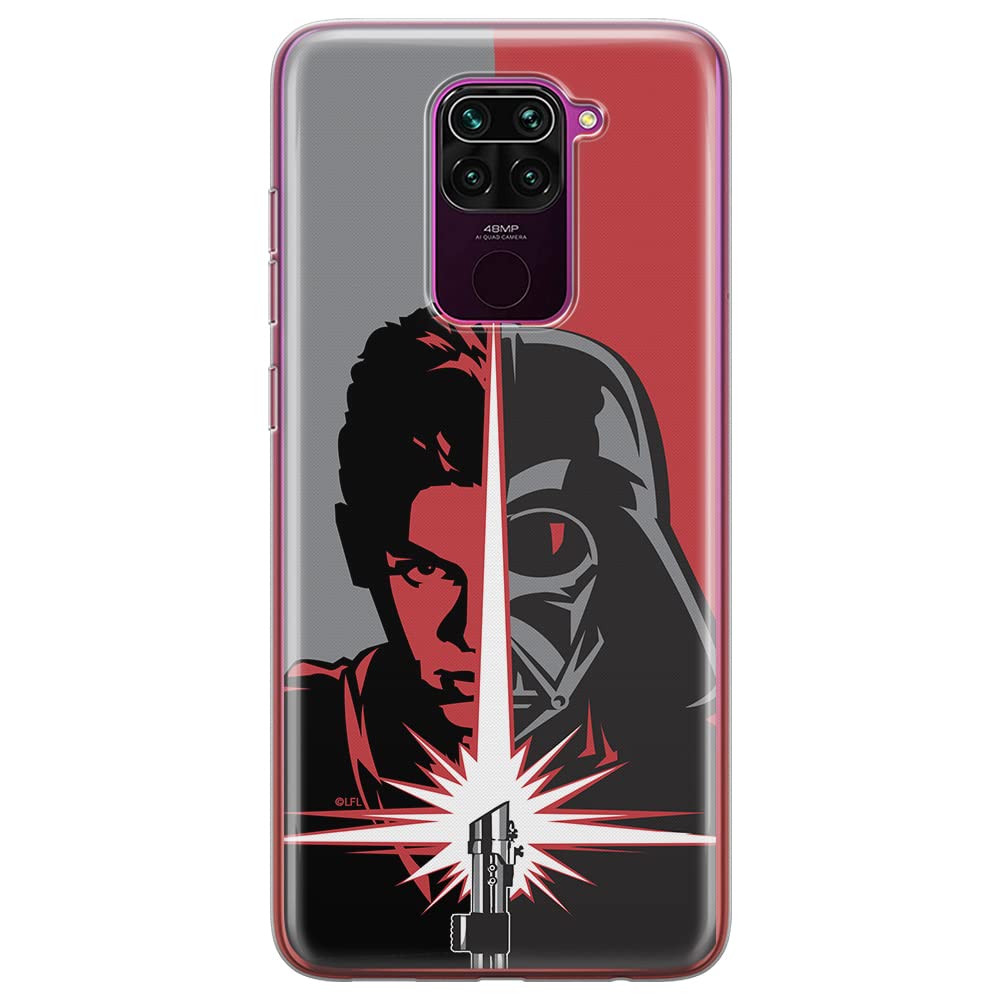 ERT GROUP mobile phone case for Xiaomi REDMI NOTE 9 original and officially Licensed Star Wars pattern Darth Vader 007 optimally adapted to the shape of the mobile phone, case made of TPU