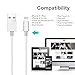 WANGCL iPhone Charger 3Pack 3FT/6FT/10FT(1M/2M/3M) Nylon Braided 8 pin Charging Cables USB Charger Cord, Compatible with iPhone 7/7 Plus/6s/6s Plus/6/6 Plus/5/5S/5C/SE/iPad and iPod (Silver)