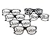 [6 Pack] Bachelor Party Sun Glasses Set for Bachelor Party - Groom Party Favors - Fun Photo Props Novelty Ideas (Black)
