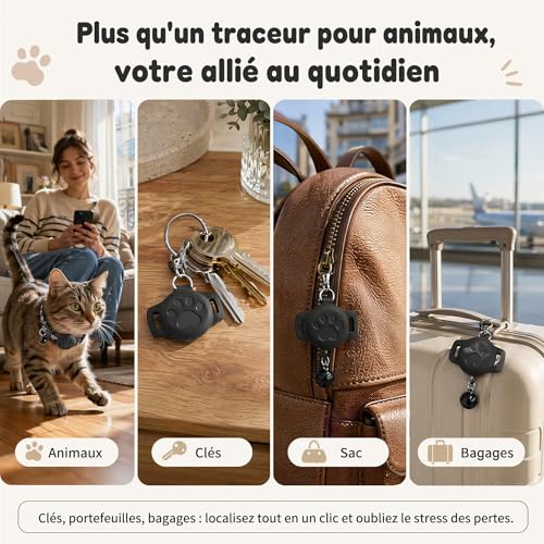 Generic Collar GPS Cat, GPS Cat Tracker, 2026 New GPS Tracker Cat Tracker, without Sim Card, No Monthly Subscription, with iOS & Android, Real Time Location, Waterproof And Durable