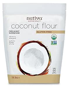 Nutiva Coconut flour 3lb nogmo (692752101700)