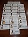 23 laminated Preschool Verbs Flashcards. Child educational learning activity. A Handmade teacher resource.