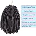 4 Pack Spring Twist Braids Ombre Colors Crochet Braids Synthetic Braiding Hair Extensions Low Temperature Fiber 8inch 100g (8 INCH, 4#)
