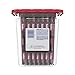 TWIZZLERS Twists Strawberry Flavored Chewy Candy, Bulk Candy, 33.3 oz Bulk Container (105 Pieces)