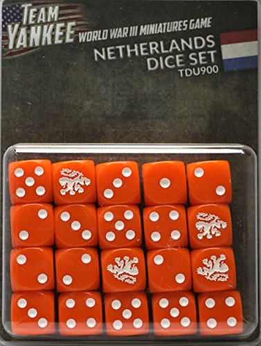 Flames of War Team Yankee Netherlands Dice Set (TDU90)